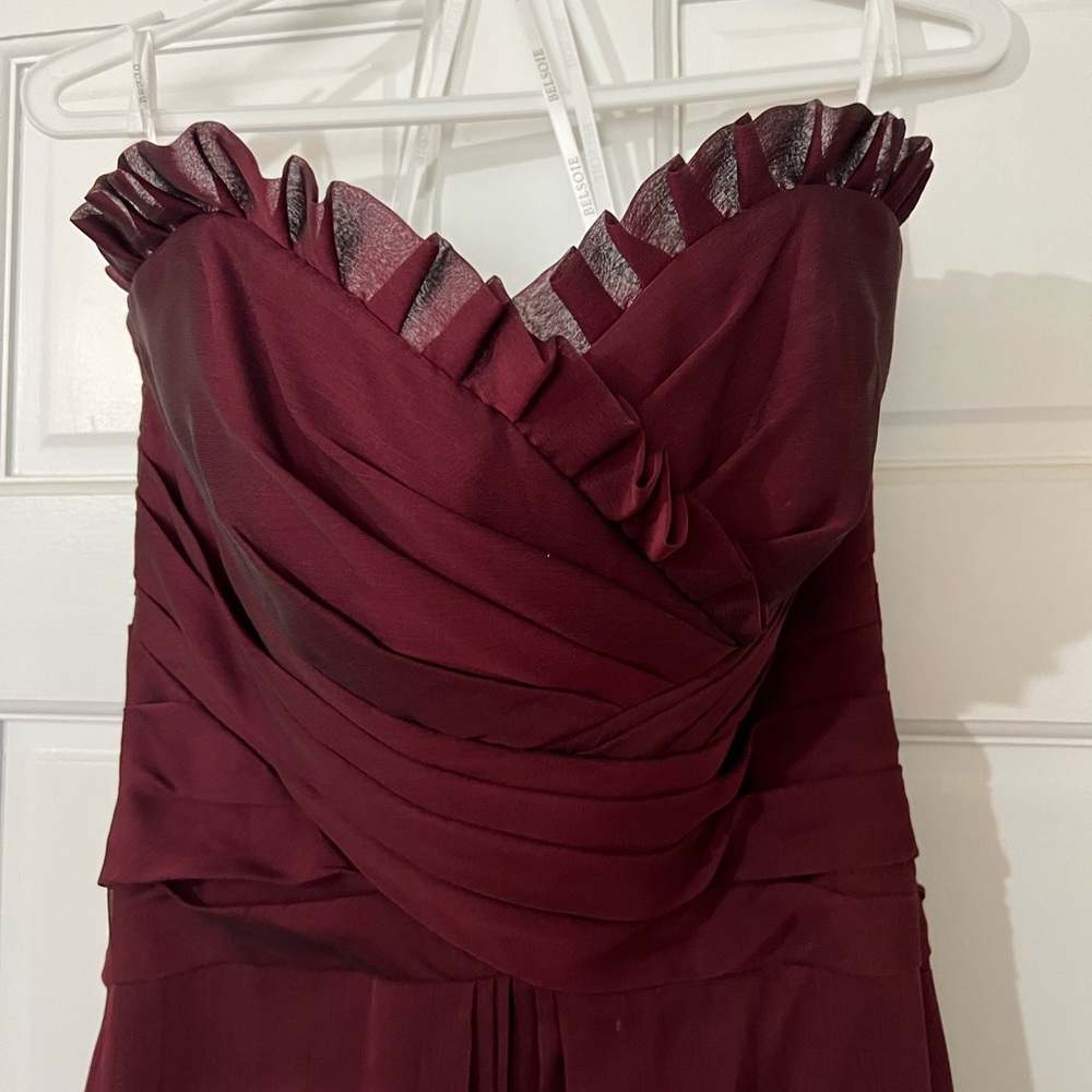 Belsoie Burgundy‎ Gown